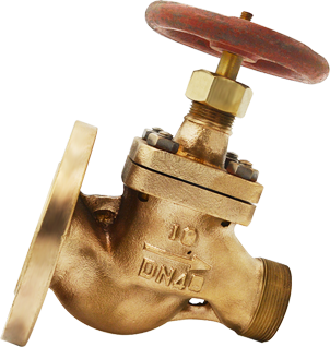 船用法蘭青銅直通消防閥